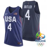 Camiseta USA 2016 Jimmy Butler #4 Azul