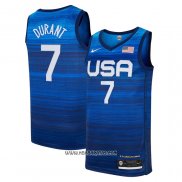 Camiseta USA 2021 Kevin Durant #7 Azul