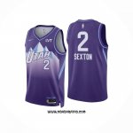 Camiseta Utah Jazz Collin Sexton #2 Ciudad 2024-25 Violeta