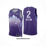 Camiseta Utah Jazz Collin Sexton #2 Ciudad 2024-25 Violeta