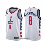 Camiseta Washington Wizards Rui Hachimura #8 Ciudad Blanco