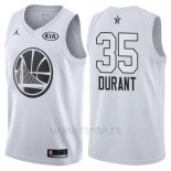 Camiseta All Star 2018 Golden State Warriors Kevin Durant #35 Blanco