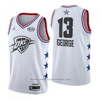 Camiseta All Star 2019 Oklahoma City Thunder Paul George #13 Blanco