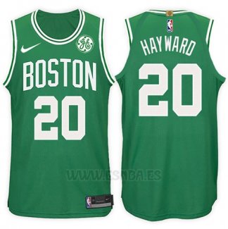 Camiseta Boston Celtics Gordon Hayward #20 2017-18 Verde