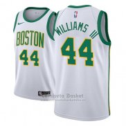 Camiseta Boston Celtics Robert Williams Iii #44 Ciudad 2018-19 Blanco