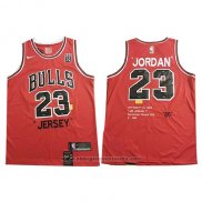 Camiseta Chicago Bulls Michael Jordan #23 Retro 1985 Rojo