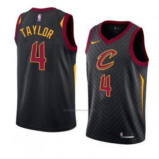 Camiseta Cleveland Cavaliers Isaiah Taylor #4 Statement 2018 Negro