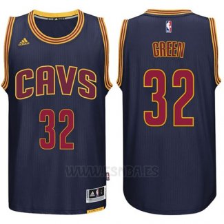 Camiseta Cleveland Cavaliers Jeff Green #32 Alternate 2017-18 Azul