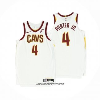 Camiseta Cleveland Cavaliers Kevin Porter Jr. #4 Association Autentico Blanco