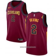 Camiseta Cleveland Cavaliers Kyrie Irving #2 Icon 2018 Rojo