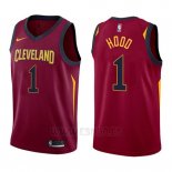 Camiseta Cleveland Cavaliers Rodney Hood #1 Icon 2017-18 Rojo