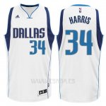 Camiseta Dallas Mavericks Devin Harris #34 Blanca