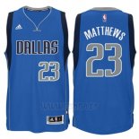 Camiseta Dallas Mavericks Wesley Matthews #23 Azul