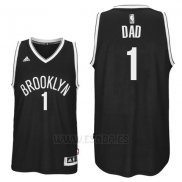 Camiseta Dia del Padre Brooklyn Nets DAD #1 Negro