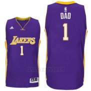 Camiseta Dia del Padre Los Angeles Lakers DAD #1 Violeta
