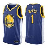 Camiseta Golden State Warriors Javale Mcgee #1 Icon 2017-18 Azul