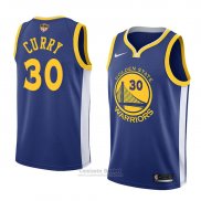 Camiseta Golden State Warriors Stephen Curry Finals Bound Icon #30 2017-18 Azul