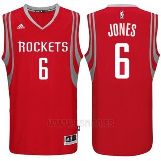 Camiseta Houston Rockets Terrence Jones #6 Rojo