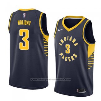 Camiseta Indiana Pacers Aaron Holiday #3 Icon 2018 Azul