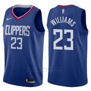 Camiseta Los Angeles Clippers Lou Williams #23 Icon 2017-18 Azul