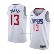 Camiseta Los Angeles Clippers Marcin Gortat #13 Association 2018 Blanco