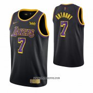 Camiseta Los Angeles Lakers Carmelo Anthony #7 Earned Negro