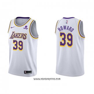 Camiseta Los Angeles Lakers Dwight Howard #39 Association 2021-22 Blanco