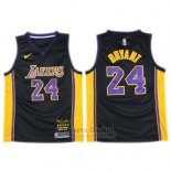 Camiseta Los Angeles Lakers Kobe Bryant 2017-18 Negro
