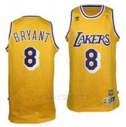 Camiseta Los Angeles Lakers Kobe Bryant #8 Retro Amarillo