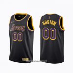 Camiseta Los Angeles Lakers Personalizada Earned 2020-21 Negro