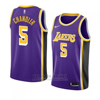 Camiseta Los Angeles Lakers Tyson Chandler #5 Statement 2018 Violeta