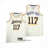 Camiseta Los Angeles Lakers x X-BOX Master Chief #117 Blanco