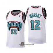 Camiseta Memphis Grizzlies Ja Morant #12 Historic Retro Blanco