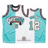 Camiseta Memphis Grizzlies Ja Morant #12 Split Edition Verde Blanco