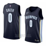 Camiseta Memphis Grizzlies Jamychal Green #0 Icon 2018 Azul