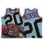 Camiseta Memphis Grizzlies Josh Jackson #20 Mitchell & Ness Big Face Verde