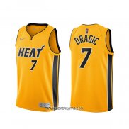 Camiseta Miami Heat Goran Dragic #7 Earned 2020-21 Oro