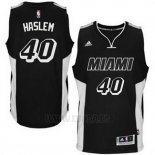 Camiseta Miami Heat Udonis Haslem #40 Negro
