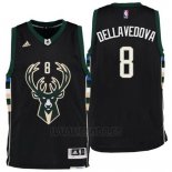 Camiseta Milwaukee Bucks Matthew Dellavedova #8 Negro