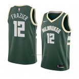 Camiseta Milwaukee Bucks Verde Tim Frazier #12 Icon 2018 Verde