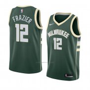 Camiseta Milwaukee Bucks Verde Tim Frazier #12 Icon 2018 Verde