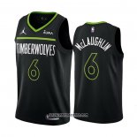 Camiseta Minnesota Timberwolves Jordan McLaughlin #6 Statement 2022-23 Negro