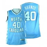 Camiseta NCAA North Carolina Tar Heels Harrison Barnes #40 Azul