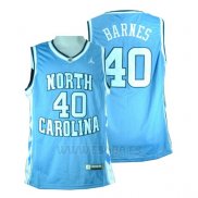 Camiseta NCAA North Carolina Tar Heels Harrison Barnes #40 Azul