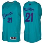 Camiseta Navidad 2016 Charlotte Hornets Marco Belinelli #21 Teal