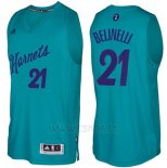 Camiseta Navidad 2016 Charlotte Hornets Marco Belinelli #21 Teal