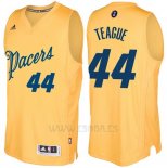 Camiseta Navidad 2016 Indiana Pacers Jeff Teague #44 Oro