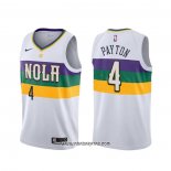 Camiseta New Orleans Pelicans Elfrid Payton #4 Ciudad Blanco