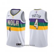 Camiseta New Orleans Pelicans Elfrid Payton #4 Ciudad Blanco