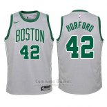 Camiseta Nino Boston Celtics Al Horford Ciudad #42 2017-18 Gris